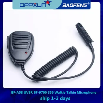 2020 Originalus BaoFeng UV-9R Plius Patogus Mikrofonas atsparus Vandeniui Garsiakalbis Mic Už Baofeng BF-A58 UV9R BF-9700 S56 Walkie Talkie