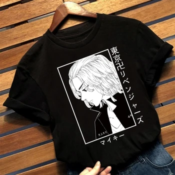 2021 Anime Tokyo Revengers T-shirt Manjiro Sanofi Atspausdintas Trumpas Rankovės Marškinėliai Topai Harajuku grafinis t marškinėliai negabaritinių marškinėliai