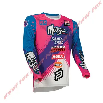 2021 Komanda dh moto mtb motokroso jersey Enduro Maillot Hombre BMX MX Kalnų Dviračių džersis