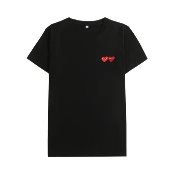 2021 naujas vasaros marškinėliai trumpomis rankovėmis mėgėjams moterų ir vyrų T-shirt, dviguba meilė modelis, vasaros laisvalaikio T-shirt, medvilnės trumpas