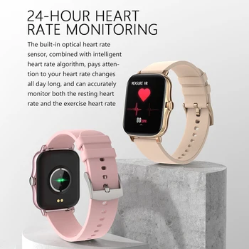 2021 Visiškai Jutiklinį Ekraną Pasukti Mygtuką Y20 Moteris Smart Žiūrėti Fitness Tracker Smartwatch Už Xiaomi 