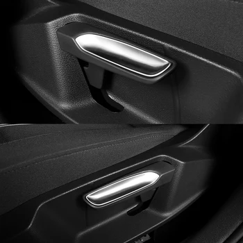 2VNT/KOMPLEKTAS Automobilio sėdynės reguliavimo raktas ABS dekoratyvinis blizgančiais 2016 Touran Tiguan 2017 Tiguan L Golf MK7 dangčio apdaila