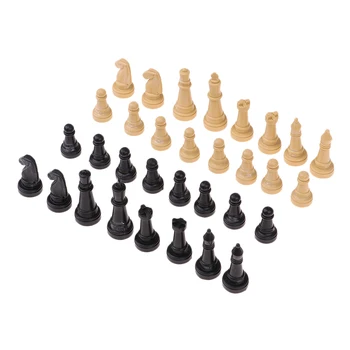 32 x Šachmatų, Chessmen, Paveikslas Figūrėlė Šachmatų Figūrėlių už Šachmatų stalo Žaidimas