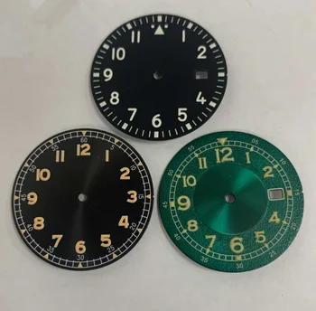 33.5 mm Žalios Šviesos Laikrodžio Ciferblatą už NH35/NH36/7S/4R Judėjimas