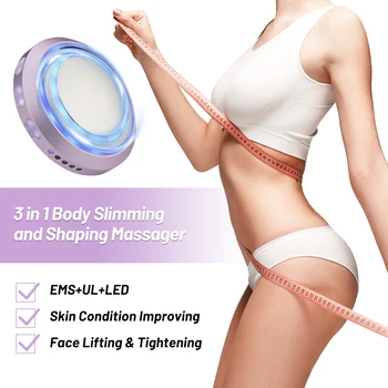 3D Ultragarso Body Slimming Massager EMS Anti Celiulito Svorio Veido Raukšlių Kėlimo Atjauninimo Grožio Priežiūros Prietaisas