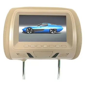 55% Karšto Pardavimo!!! Universalus 7 Colių Automobilių Pogalvių Monitorius Galinės Sėdynės Pramogų Multimedias Player