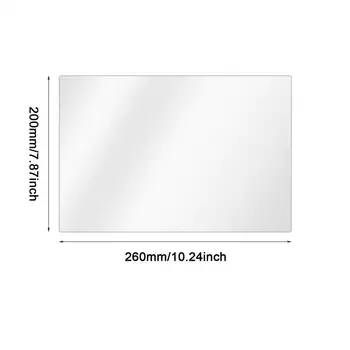 5vnt 8.9 LCD Filmų 260x200mm 0,15 mm Storio 10.24*7.87 colių SLA Atnaujinti Wanhao D8 Creality LD-003 Mono X Dervos UV 3D Spausdintuvas