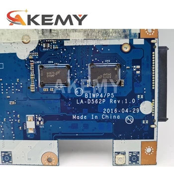 Akemy LA-D562P Laotop plokštė Lenovo Ideapad 110-15ISK originalus mainboard 4G-RAM I3-6006U CPU E5-M430 GPU