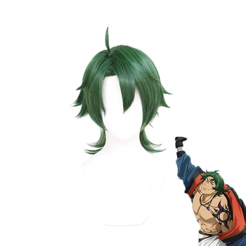 Anime SK∞ Joe Cosplay Perukas Žalia Trumpas Tiesiai Kuojos Mažai plaukai surišti į uodegą Netikrą Plaukų SK8 Infinity SK Aštuonių Vaidmenų žaidimas