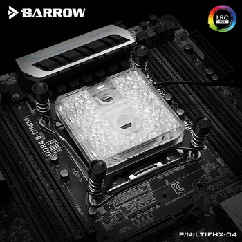 Barrow LTIFHX-04 CPU Vandens Blokas X99/X299,Ledo Diamond serija,Čiurkšlės tipas,micro vandenų vandens aušintuvo heatsink
