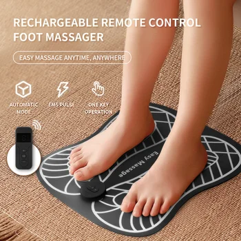 Belaidžio Pėdų, Kojų Raumenų Stimuliatorius terapia fisica massager massageador te raumenų USB Įkrauti Foot Massager Kilimėlis, Pagalvėlė