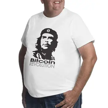 Bitcoin Revoliucijos Ernesto Guevaros Che Guevaros Marškinėliai Vyrų T-Shirt Didelis, Aukštas, Trišakiai Drabužiai Plius Dydis didelio Dydžio, Didelio 4XL 5XL 6XL