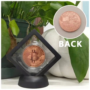 Bitcoin Tiek Monetos Litecoin Ripple Dogecoin Ethereum EOS XRP Brūkšnys Zcash Monero Metalo Atminimo Monetą Kuriame Stovi