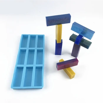 Blokai Epoksidinės Dervos Pelėsių Žaidimas Žaislai Plytų Silikono Forma 