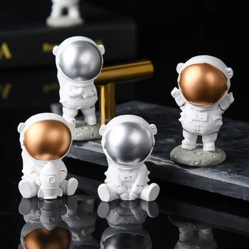 Derva Kosmosą Astronautas Puošyba, Stalo Minkštas Dekoravimo Studija Spinta Modernių Namų Gimtadienio Dovana Astronautas Skulptūra, Statula Modelis
