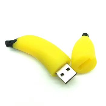Didelės Spartos USB 3.0 vaisių stiliaus 8GB usb pendrive 16GB bananų formos memory stick 32GB karšto pardavimo usb 