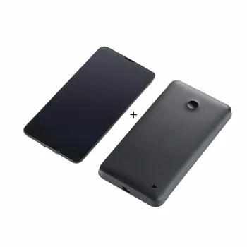 Dėl Nokia Lumia 630 635 RM-977 RM-978 LCD Ekranas Jutiklinis Ekranas skaitmeninis keitiklis+Baterijos Dangtelį su Galios garso Mygtukai