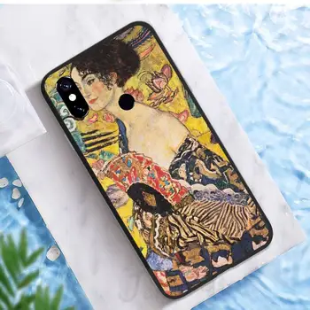 Gustav Klimt meno Baseus Aišku, Telefoną Atveju Xiaomi Redmi pastaba 7 8 9 pro 8T 9A 9S Mi 10 Pastaba pro Lite