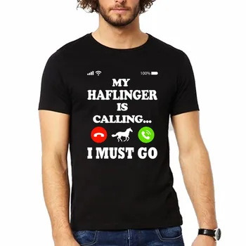 Haflinger Arklių skambina turiu eiti Negabaritinių anime Greitai-džiovinimo marškinėliai vyrams Prarasti plius dydis viršūnes goth drabužių streetwear