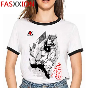 Harajuku Hunter X Hunter Mielas Killua Anime T-marškinėliai Vyrams, Funny Cartoon Hisoka T Shirt Grafikos Kurapika Estetinės T-shirt Tees Vyras