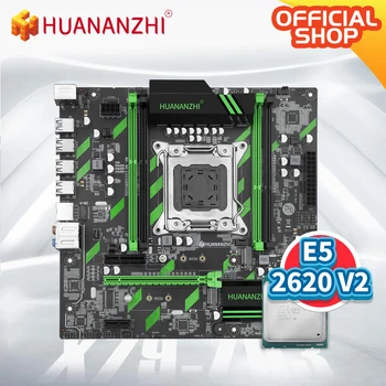HUANANZHI X79 ZD3 X79 motininė plokštė su Intel XEON E5 2620 V2 derinys kit rinkinys SATA USB3.0 NVME NGFF M. 2