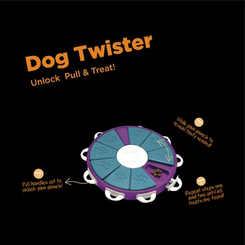 Interaktyvaus Dėlionės Šuns Žaislas Šuo Twister Interaktyvus Žaidimas Šunų Žaislai, Sumažinti Nuobodulio ir Bite Pasipriešinimo, Šunų Mokymo Reikmenys