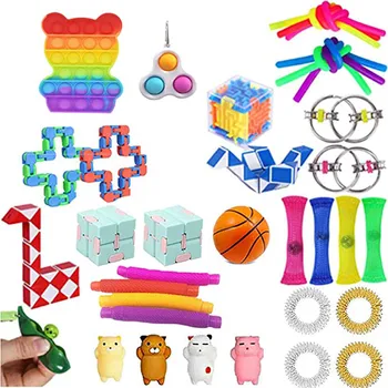 Karšto Fidget Žaislo Pakuotės Pigūs Daug Jutimo Žaislų Rinkinys Įtempių Žaislai Autizmo Nerimas Reljefas Streso Išskleidimo Žaislų Rinkinys Juguetes