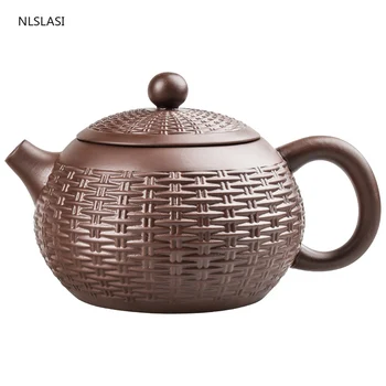 Kinijos Yixing arbatos puodą Didelės talpos Raudonos Molio Xishi filtras Arbatinukas grožio virdulys Raw rūdos Rankų darbo Arbata nustatyti Autentiškas Drinkware