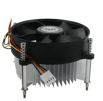 Kompiuterio cpu ventiliatorius PWM 4pin Cpu radiatoriaus aušinimo ventiliatorius Skirtas intel LGA 1155/LGA 1156 CORE I3 I5