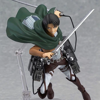 Levi Akermano Veiksmų Skaičiai Pakeisti Veido Rivaille statulėlės Anime Ataka Titan pav PVC Kolekcijos Modelis Žaislai