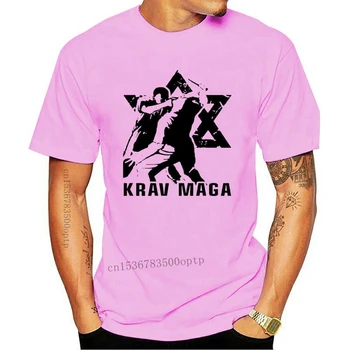Marškinėliai Vyrams Vasaros Mens Print T-Shirt Krav Maga (Kovos Menų Savigynos Izraelio Kovos Su Dvd Idf Armijos Mokymo) Tee Marškinėliai