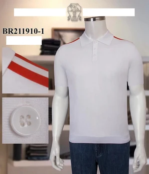 Milijardierius polo marškinėliai šilko vyrų 2021 Naujas mados vasaros trumpomis rankovėmis Patogus, aukštos kokybės Orui didelis dydis M-4XL
