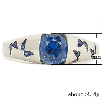 Modyle Mados Kristalų Dalyvavimas Nagų Dizaino Karšto Parduoti Žiedus Moterims AAA Balta Kubinis Cirkonis Elegantiškas Žiedai, Vestuvių Moterų 3mm