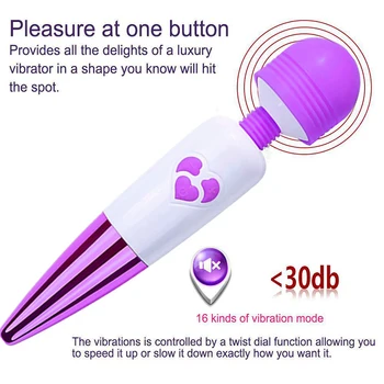 Mutis-speed Magic USB Įkrovimo Lazdelė AV Vibratorius, Sekso Žaislai, skirtas Moters Klitorio Stimuliatorius G Spot vibruojantis Dildo Suaugusiems Žaidimas