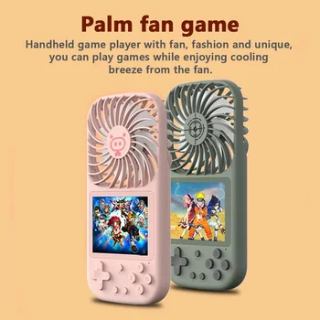 Nauja 500: 1 Vaizdo Ventiliatorius Žaidimų Konsolės Spalvinga Ekrano Klasikinis Retro Games Mini Portable Nešiojamą Žaidimų Žaidėjai 3 Vėjo Greitis Dovana