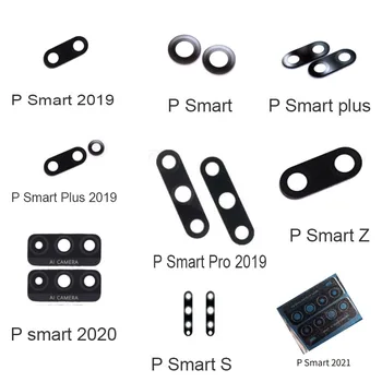 Naujas Huawei P Smart Plus Pro Z S 2019 2020 2021 Y7A Y9A Y9S Atgal Galinio vaizdo Kamera, Stiklinis Lęšis Su Klijais klijuojamas Lipdukas
