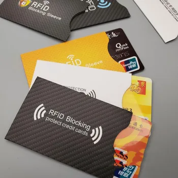 Naujas Kovos su Rfid Banko Kortelės Turėtojui, Metalo NFC Blokavimo Reader Užraktas ID Kreditinės Kortelės Maišelį Vyrai Moterys Lazerio Lydinio Kortelės Atveju Apsaugoti