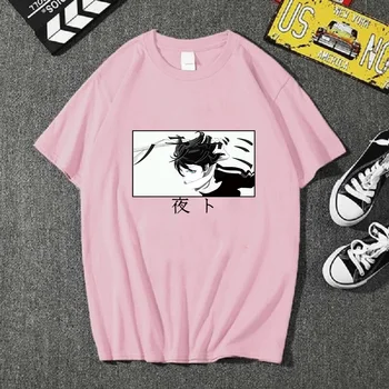 Noragami Yato Anime Atsitiktinis Apvalios Kaklo trumpomis Rankovėmis T-shirt Uniex