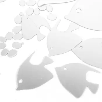 Nuimamas Jūros Žuvų Burbulas Sienos Lipdukas 3D Veidrodis Lipdukai Freskos 