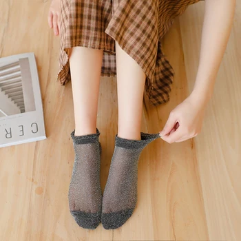 Nėrinių kojinės akies kulkšnies dizaineris kietas kawaii harajuku mielas korėjos stiliaus sokken moteris trumpą chaussette femme moterims meia įmantrybių kojinių