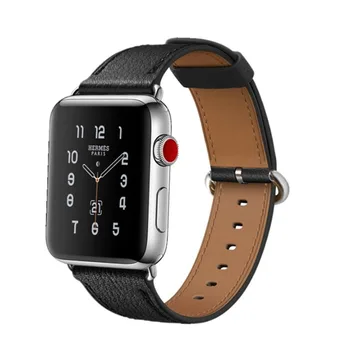 Odinis dirželis, Apple Watch band 42mm 44mm correa iwatch 38mm/40mm Klasikinė Sagtis apyrankę, apple watch band 5 4 3 6 se