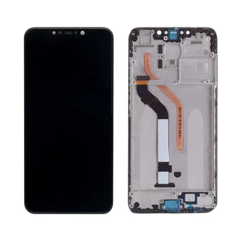 Originalą Xiaomi Pocophone F1 LCD Jutiklinis Ekranas skaitmeninis keitiklis Asamblėjos Xiaomi Poco F1 Ekranas su Rėmo Pakeitimo M1805E10A