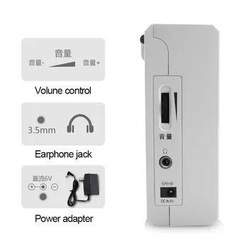 Panda 6503 Radio USB / TF Transkripcija magnetofonas ,Magnetofono TF Kortelę Perrašymo funkciją, Diktofoną，FM/MW Radijo