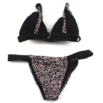 Paotang 2021 M. Vasarą, Naujas Stilius Europos Ir Amerikos Mados Maudymosi Kostiumėliai, Nustatyti Ponios Sexy Leopard Bikini Paplūdimio Dviejų Dalių Kostiumai