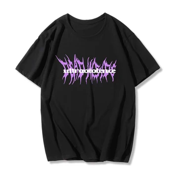 Punk, Gothic, T-marškinėliai Prarasti Streetwear Harajuku Laiškas Spausdinti viršuje Vasaros naują hip-hop ' o Mados Moterų Marškinėlius Atsitiktinis Estetines