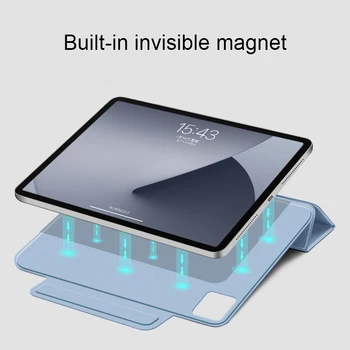 Saugi Magnetinė Atveju už iPad 4 Oro Smart Frameless Magnetas Adosorbed Padengti Atveju su Sklendė, skirta 
