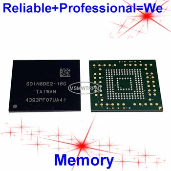 SDIN8DE2-16G BGA153Ball EMMC4.5 4.5 16GB Mobilephone Atminties Naujos originalios ir naudotų Lituojamas Kamuolius, Išbandyta, GERAI