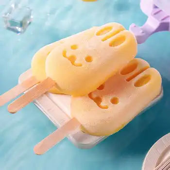 Silikagelis self-made ice cream pelėsių popsicle ledų popsicle pelėsių buitinių ledo modelis