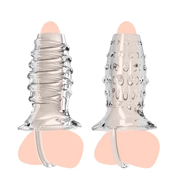Silikono Kristalų Penio Žiedas Sekso Žaisliukai Vyrams Gaidys Plėtros Strapon Atidėti Ejakuliacija EroticTool Skaistybės Prietaiso Suaugusiųjų Produktas