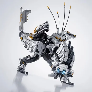 SS plytų Super Mechaninė Dragon Aušra Perkūnas Dantų Mechaninė Serijos blokai robotai Asamblėjos Žaislai vaikams dovanos